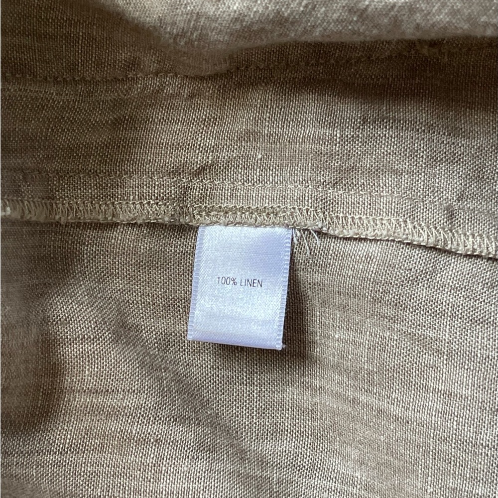 100% linen jacket Roni Rabl L Beige - Picture 8 of 8